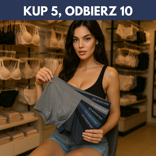 Ice Boxer Pro™ – Termoaktywne Bokserki Jedwabne: Komfort na Najwyższym Poziomie – Kup 5, Odbierz 10!