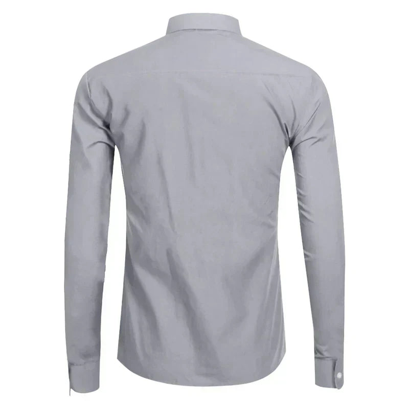 Slim Fit Hemd mit Speziellem Reißverschluss