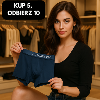 Ice Boxer Pro™ – Termoaktywne Bokserki Jedwabne: Komfort na Najwyższym Poziomie – Kup 5, Odbierz 10!
