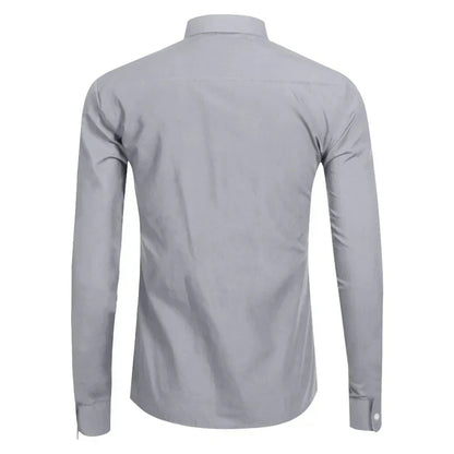 Slim Fit Hemd mit Speziellem Reißverschluss